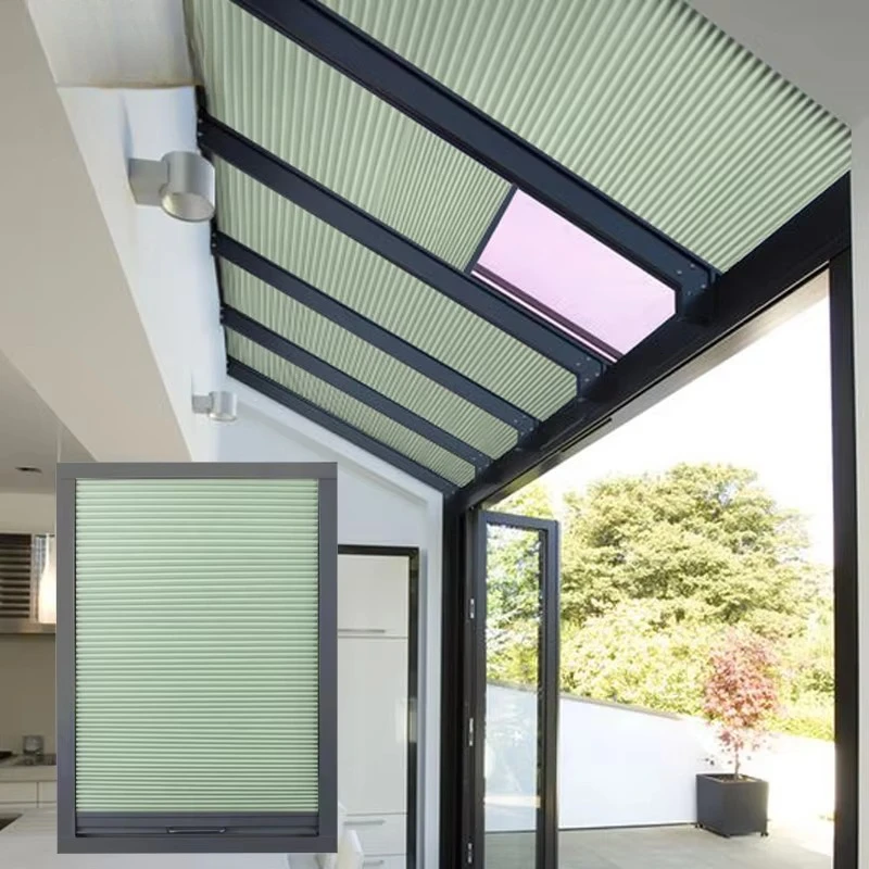 Built in Wall windows Blackout Honeycomb Blinds Insect Cellular Shades Side Window Blinds