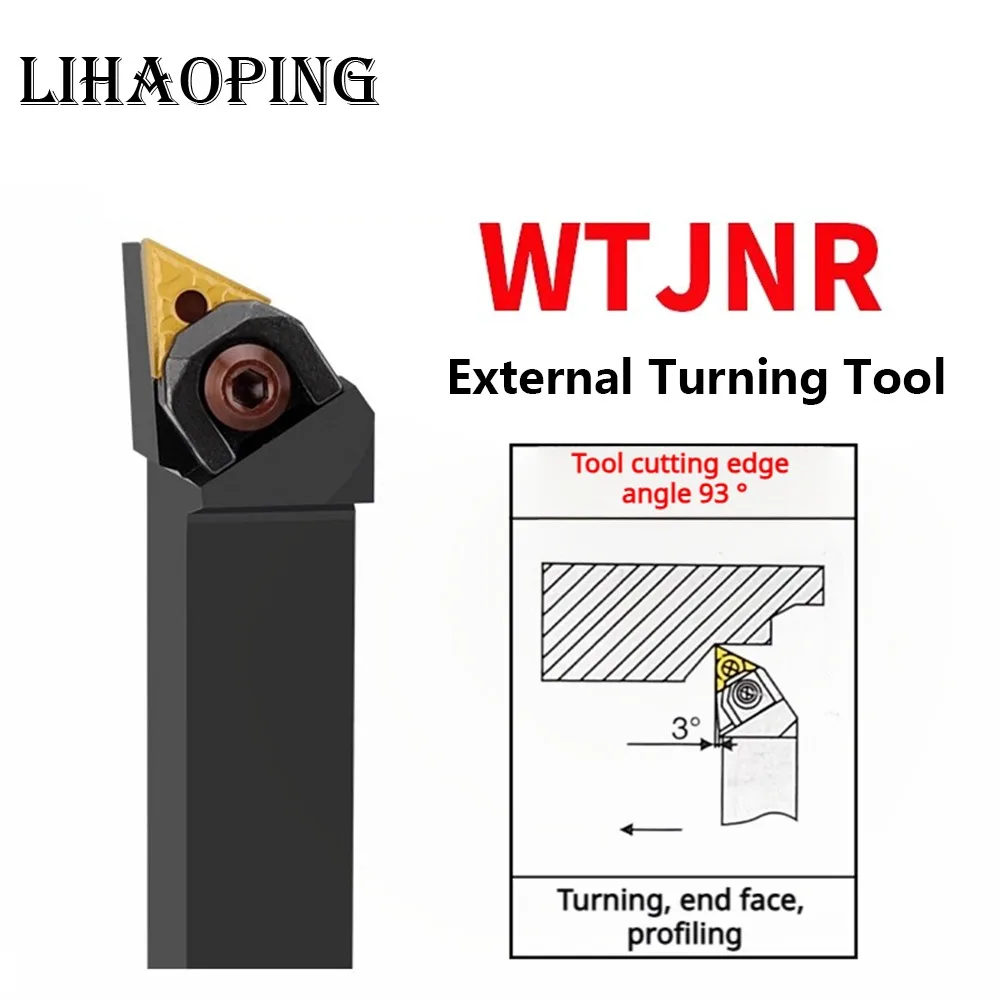 

WTJNR WTJNL Держатель внешних инструментов WTJNR1616H16 WTJNR2020K16 WTJNR2525M16 WTJNR3232P16 WTJNR2525M22 WTJNR3232P22 для вставки TNMG