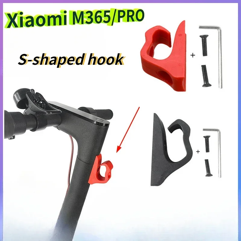 

Front Hook for Xiaomi M365 Pro Electric Scooter Skateboard Storage Hook Hanger Parts Accessories S Hook with Screw Tool