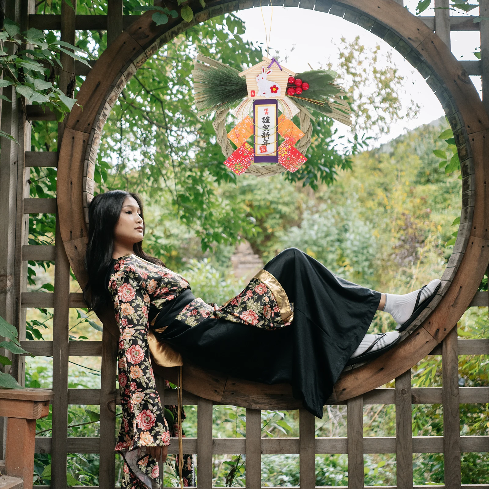 

Japanese Style Straw Wreath Hanging Decoration for Home Office Sushi Restaurant Door Wall Decor Ornaments Craft Pendant