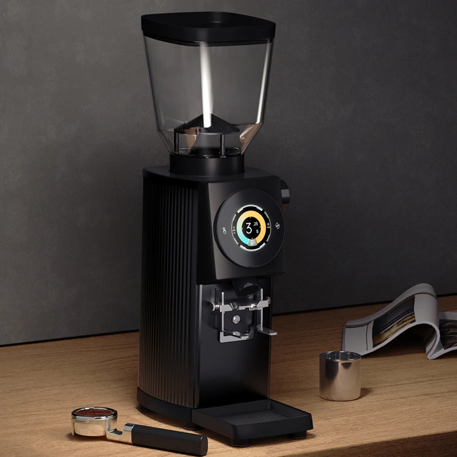 

Factory Digital Espresso Coffee Grinder Commercial Professional 83mm Flat Burr Coffee Grinder On Demand