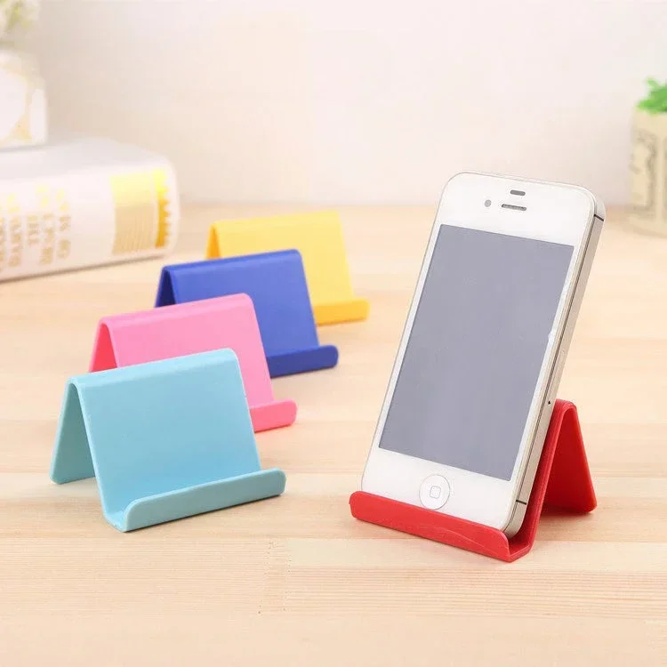 Candy Colored Lazy Person Phone Holder Business Card Phone Holder Support Rack Mobile Phone Holder Mount Desk Stand