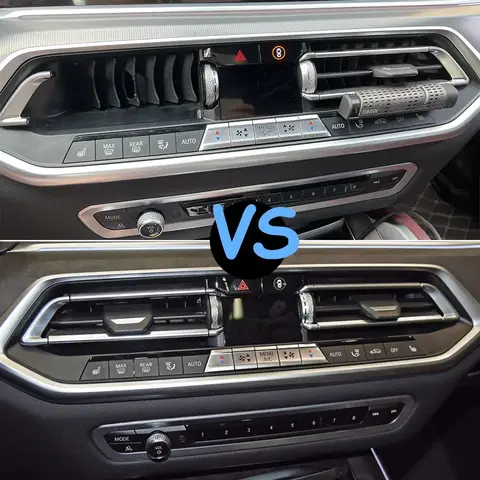 자동차 전면 왼쪽 오른쪽 중간 AC 벤트 그릴 에어컨 블레이드 슬라이더 클립 수리 키트, BMW X5 G05 X6 G06 X7 G07 64119458543