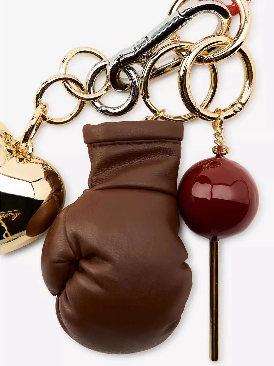 New Summer 2025 Heart Shaped Gloves Women's Fashion Accessories Keychain Multi Hanging Ornaments Hand Protection Gear