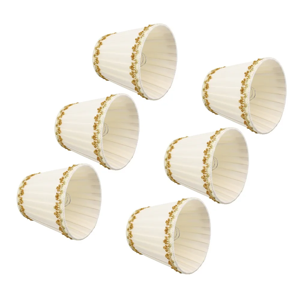 6pcs-modern-fabric-lampshade-clip-on-design-512-inch-height-lamp-cover-wall-lamp-shade-floor-lamp