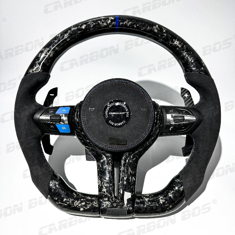 

Forged Carbon Steering Wheel Suitable for F10 F11 F20 F30 F31 F34 F80 F82 E46 E60 E90 E92 Car Steering Wheel