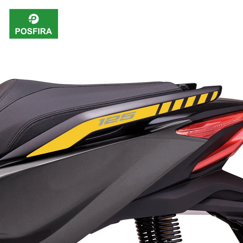 

POSFIRA Motorcycle Passenger Handle Sticker Vinyl Decal for Honda Forza 125 Forza125 2018-2026 2025 2024 2023 2022 Accessories