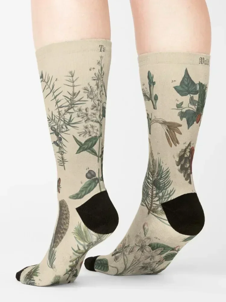 الجوارب النباتية الشتوية تشغيل أفكار هدايا عيد الحب عيد الميلاد مجنون مصمم رجل الجوارب النسائية #4