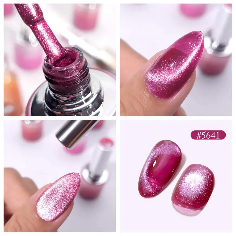 1pc Venalisa 10ml Nail Gel Polish Round Brush HEMA FREE TPO FREE Soak Off Sparkle Cat Eye Gel Lacquer Soft Texture Gel Varnish - Image 4