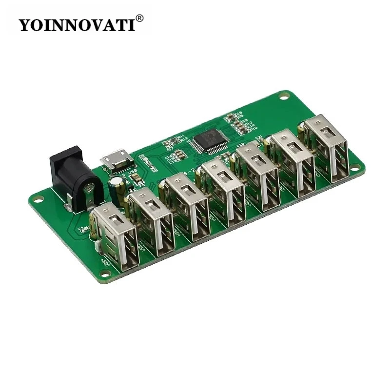 USB 2.0 HUB Module 1 to 7 Port Hub 480Mbps High Speed USB Expansion Module Expand One USB Interface to 7 USB Interfaces