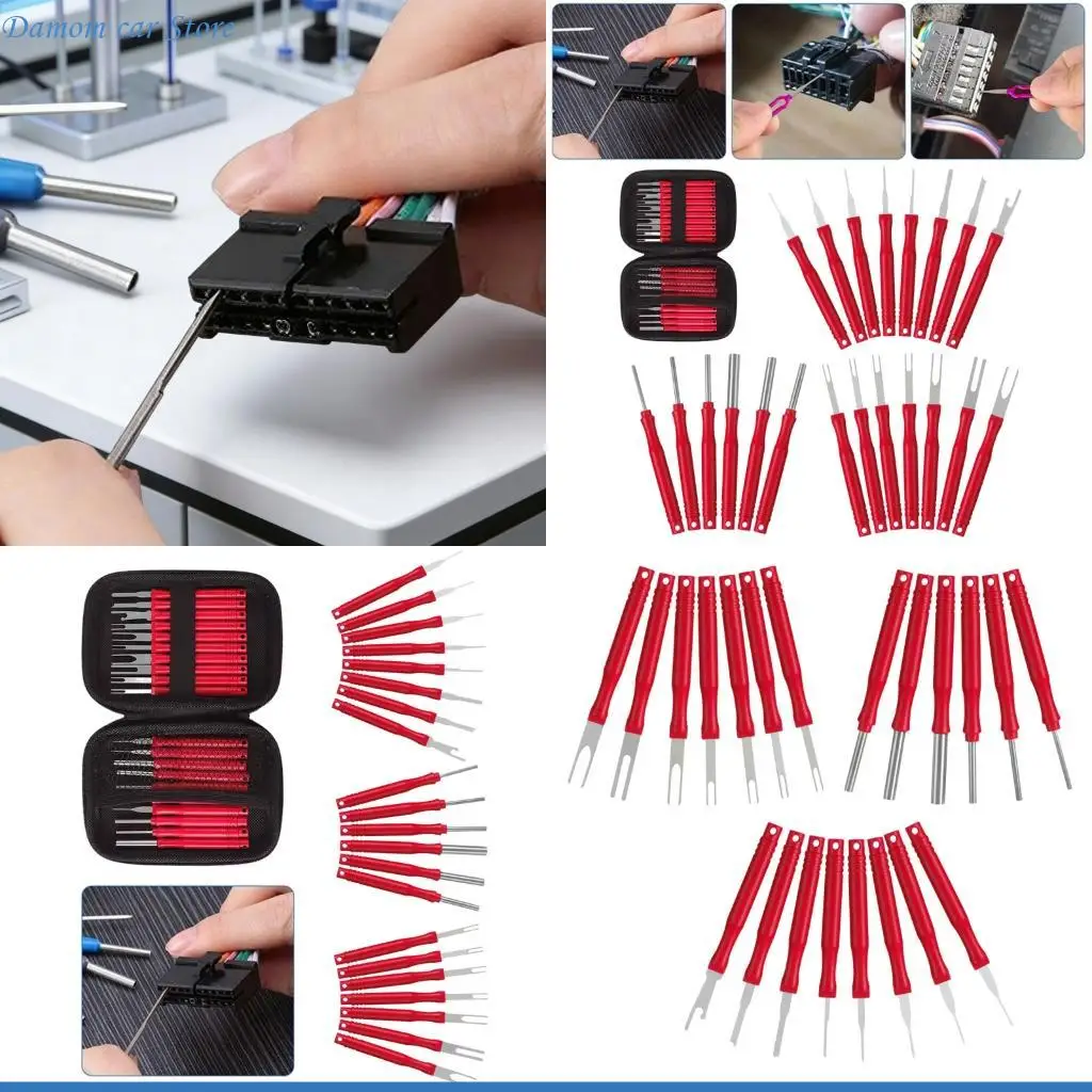 

A2UC Stainless Steel 0.8Mm Thickness Terminals Pin Removal 21Pcs For Vehicle Wiring