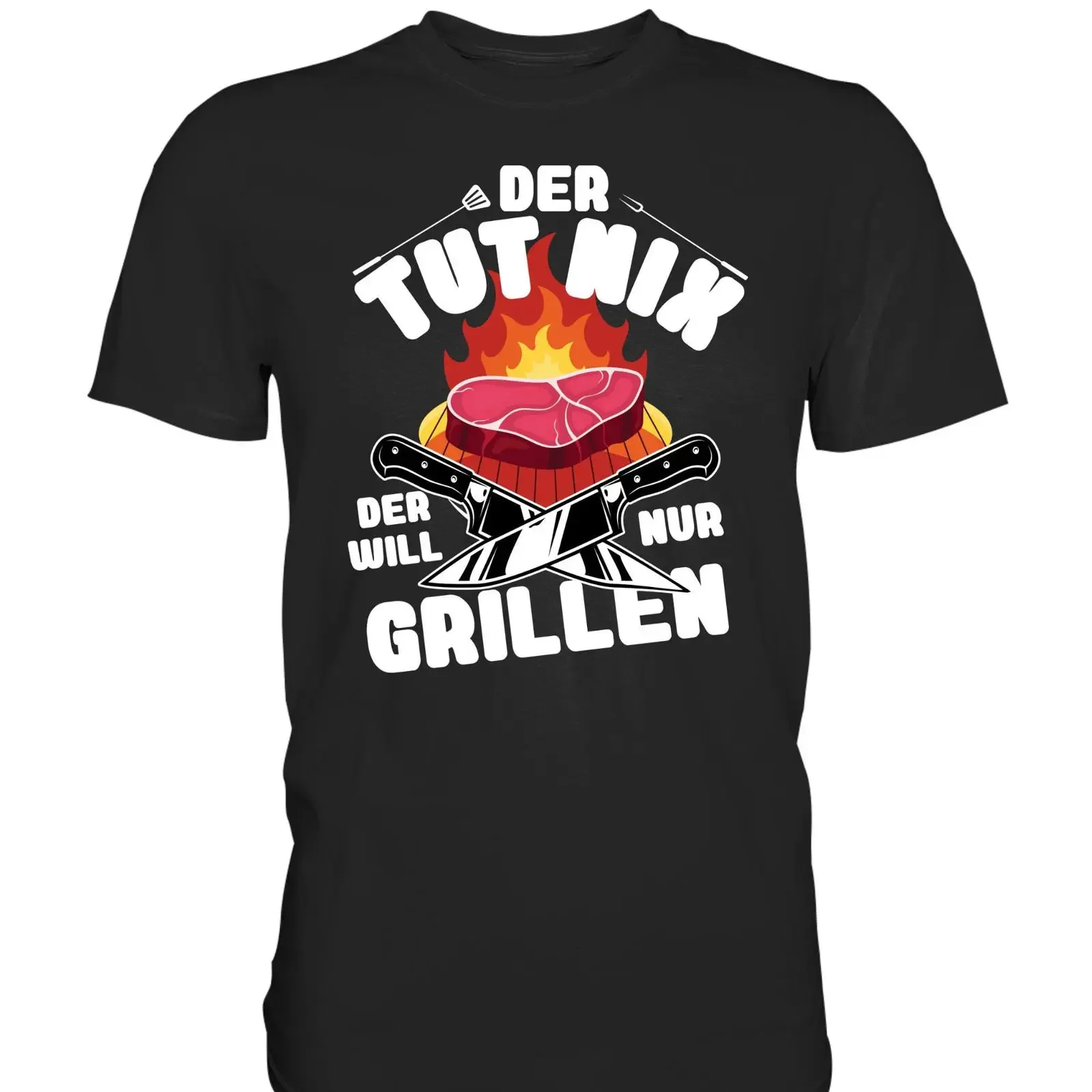 Funny German Grilling Slogan Men's T Shirt Grill Master for Dad Father's Day Birthday Barbecue Party Casual vintage Washed