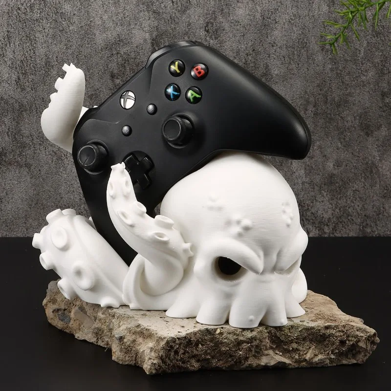 1pc Gothic Octopus Gamepad Holder Desktop Decor Collectible Ornament Tentacle Controller Stand Storage Holder Display Rack Gift