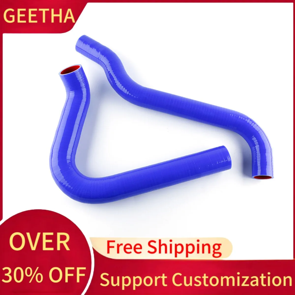 Fit For 1967-1972 Chevy C/K Series C10 Pickup Silicone Coolant Radiator Hose