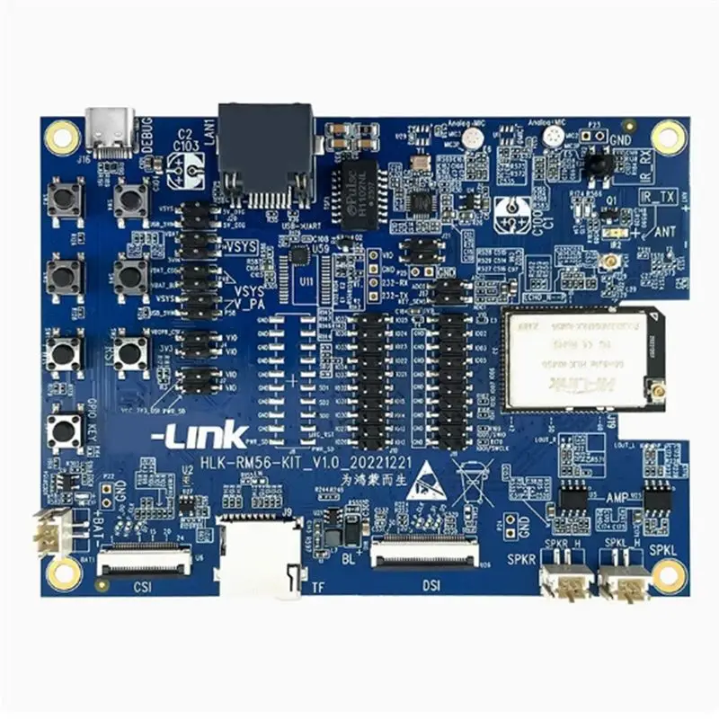 ABZZ-Harmony AIOT Development Board +4Inch LCD Screen+Antenna Kit RM56 2.4G/5.8G Wifi+BLE BES2600W Iot Core Board