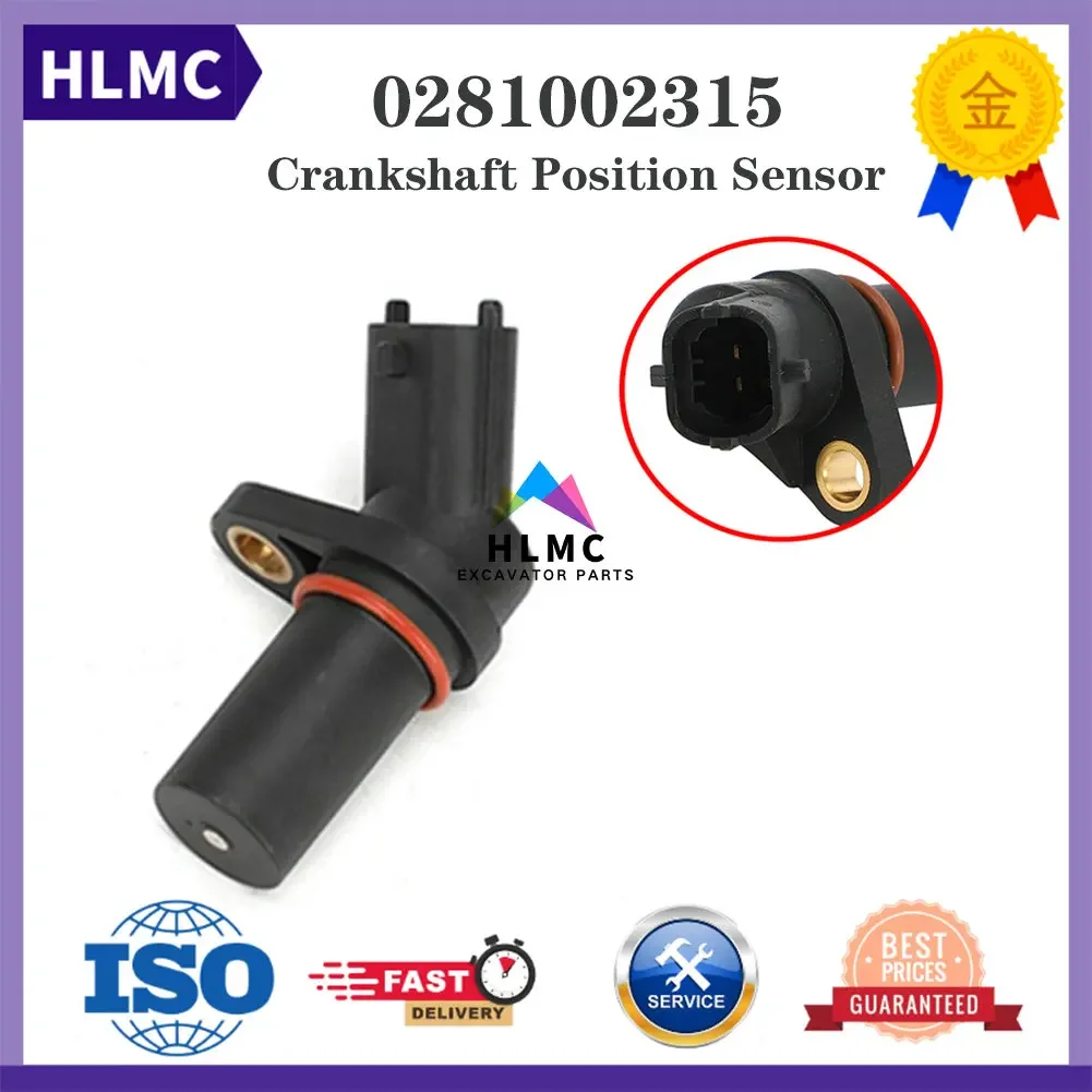 Crankshaft Position Sensor 4123-840 0281002315 For EC460 EC360 Excavator CRANKSHAFT SENSOR