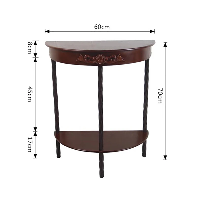 Table Console française Simple, petite Table de couloir nordique rustique, Meuble esthétique de styliste, Meuble de Salon