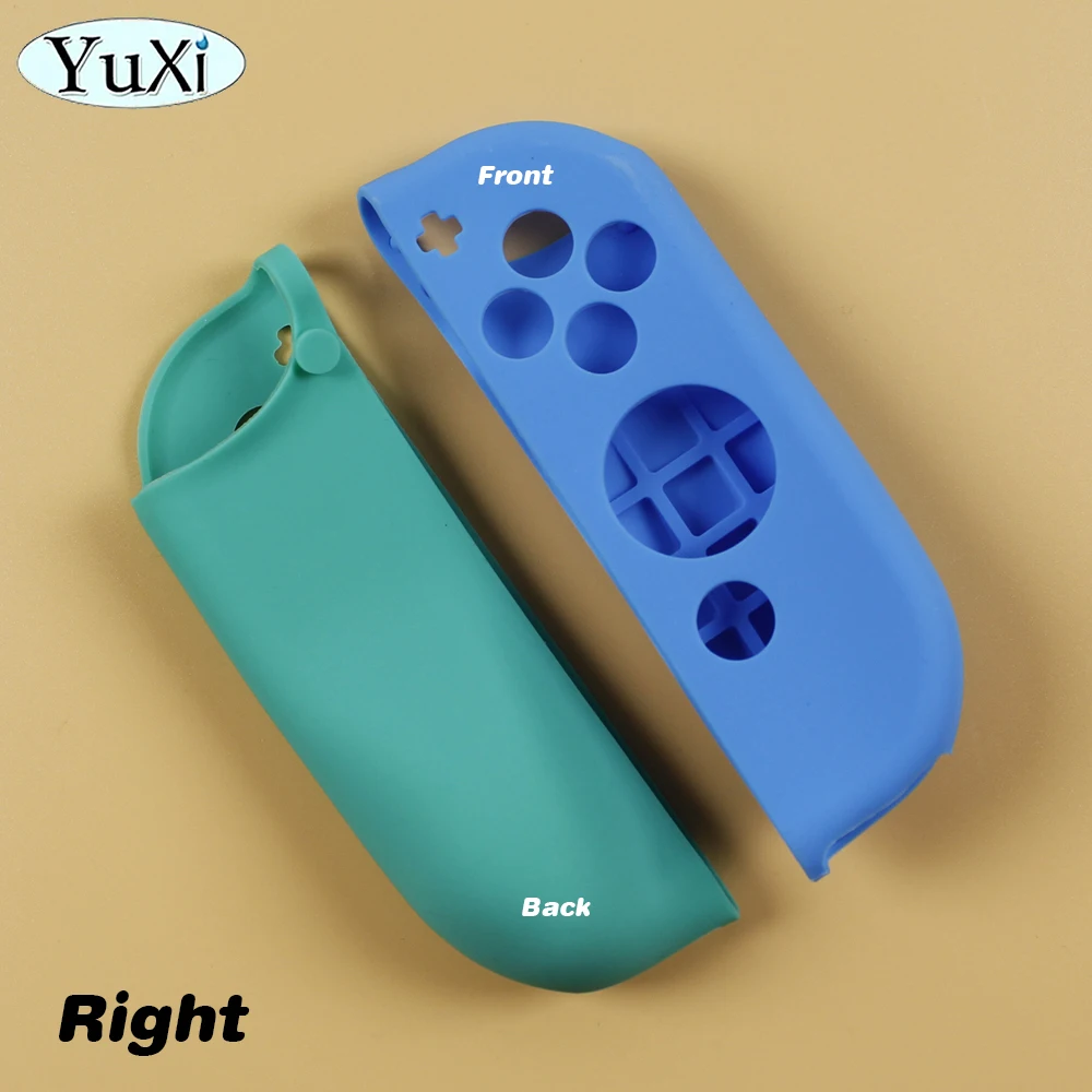 1Pcs For Switch Right Silicone Rubber Grip Gel Guard DIY Gamepad Sleeve Case Cover For Nintend Joy-Con NS Controller Skin Cover