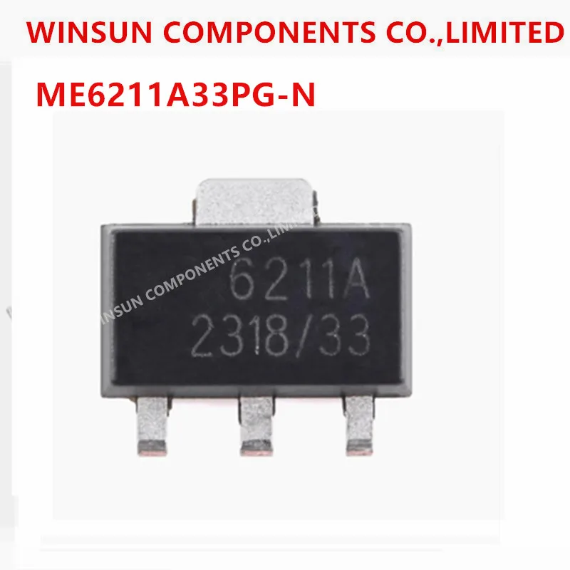 (10piece) 100% new imported original  ME6211A33PG-N SOT-89-3 3.3V High PSRR Low Noise High Speed LDO Linear Regulator