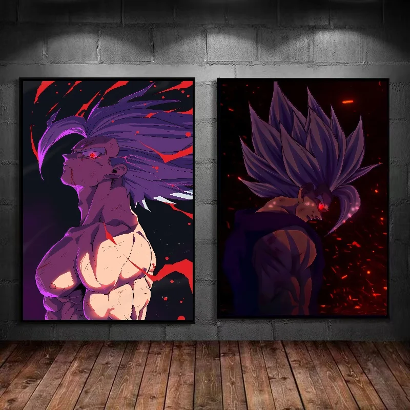 

Dragon Ball Son Gohan Anime Figure Art Style Picture Living Room Home Bedroom Decoration Canvas Painting Child Gift HD Poster