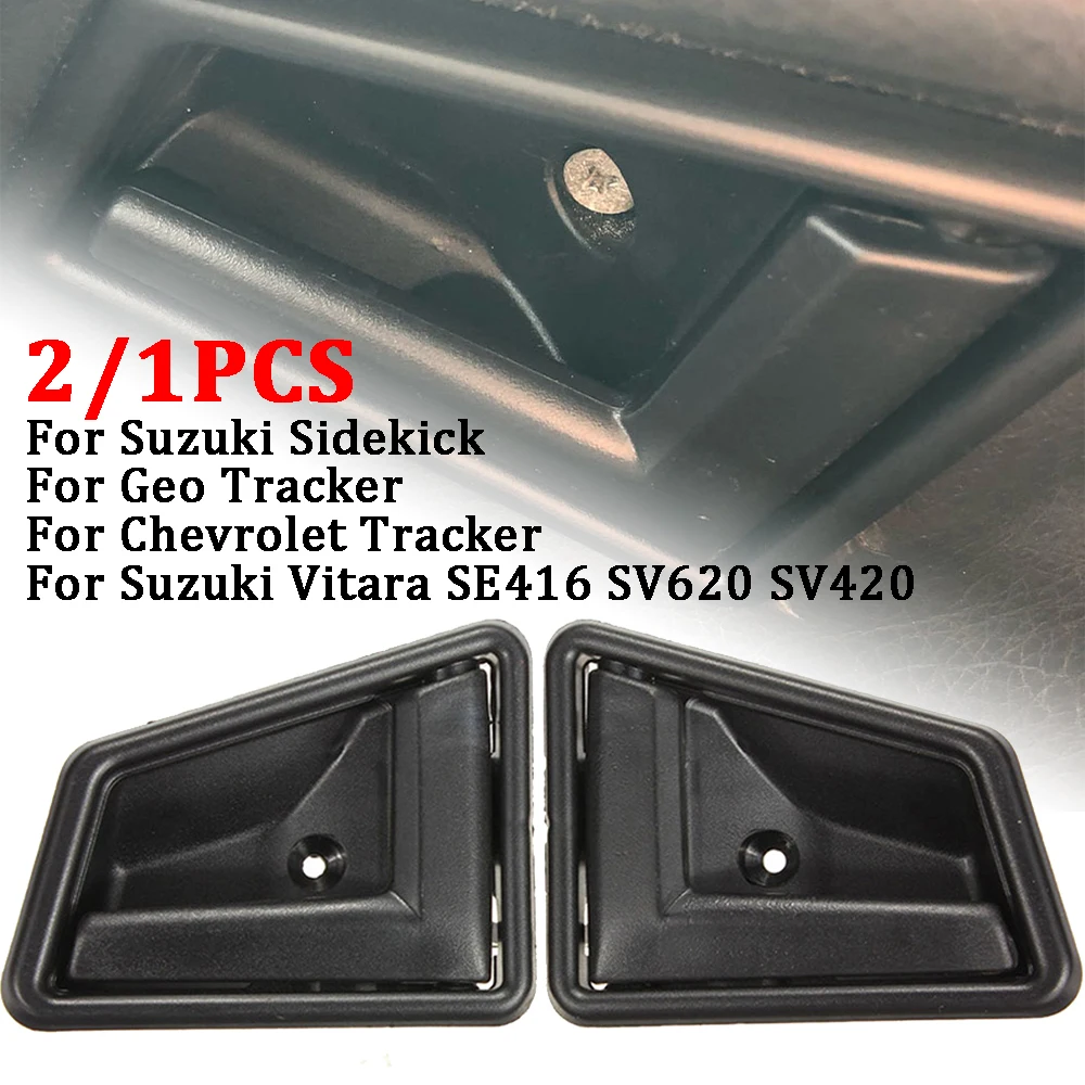 2/1PCS Car Interior Left Right Front Door Handles For Suzuki Sidekick Geo Tracker 1989-1998  For Suzuki Vitara SE416 SV620 SV420