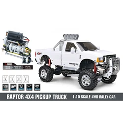 HG P410 1/10 Scale Pickup 4*4 Rally Racing Crawler Car With 2.4G Radio Motor ESC For DIY Raptor RC Truck TH16938