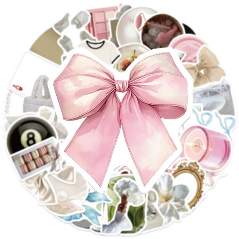 

10/30/50pcs INS Style Girls Decoration Stickers Aesthetic Kid Gift Decals Toy DIY Notebook Guitar Cartoon Graffiti Sticker Decor