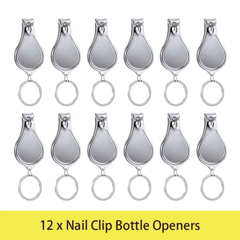 

12Pcs Baptism Favor Baby Christening Gift For Guests Nail Clipper Keychain Bottle Opener First Communion Souvenir