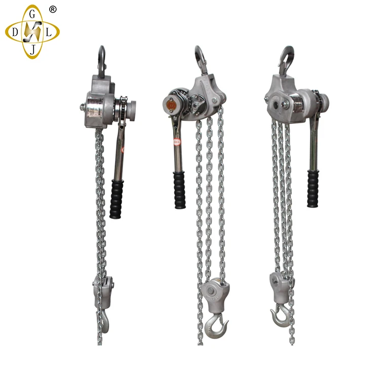 Aluminum alloy Lever chain block, Hoist vital 1.5 ton chain block