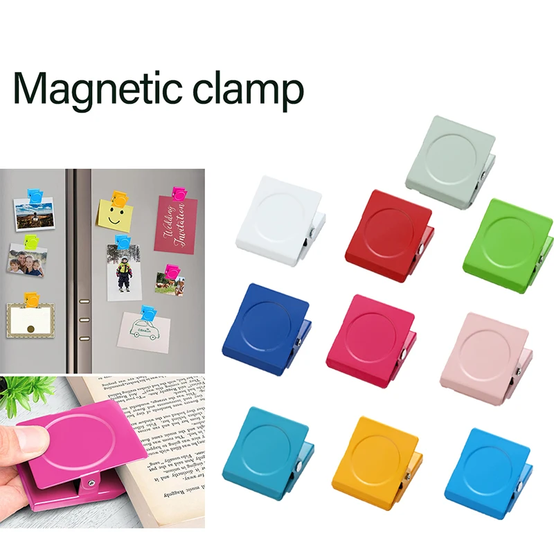 5pcs Fridge Magnets Magnetic Clips Fridge Magnets Metal Clips for Notes & Papers Suitable for Home, Office, and Personal Use