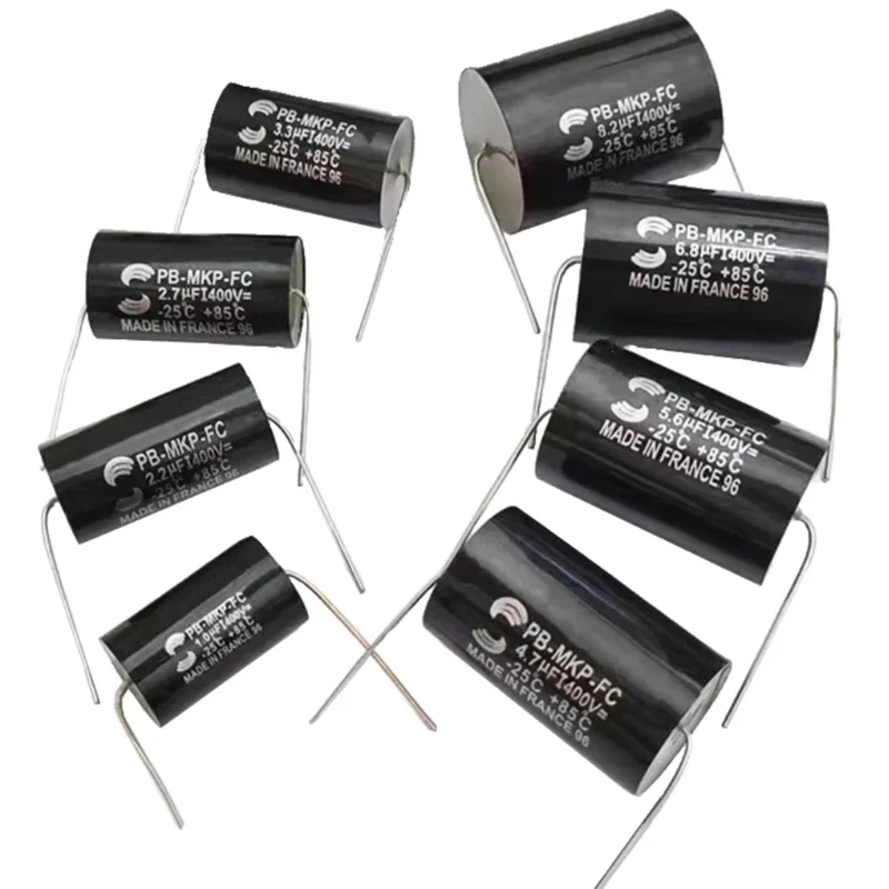 2Pcs MKP Capacitor Audiophiler Kondensotor HIFI Fever Electrodeless Audio Metal Film 400V 630V 1.5UF 1.8UF 2.2UF 3.3UF 4.7UF