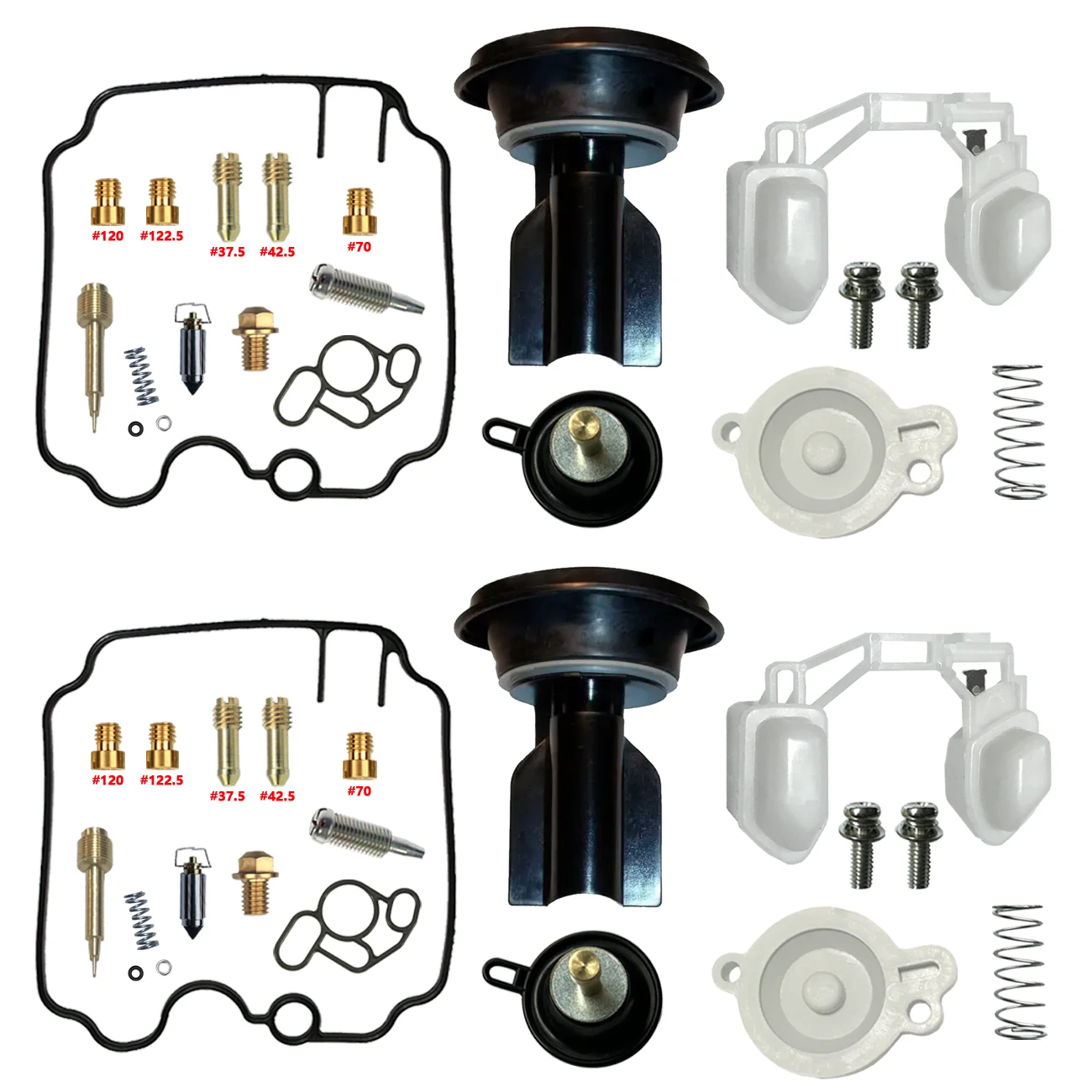 Kit de reparación de carburador DUCATI SUPERSPORT/MONSTER 400 SS, piezas de reconstrucción de montaje de diafragma de Aircut flotador