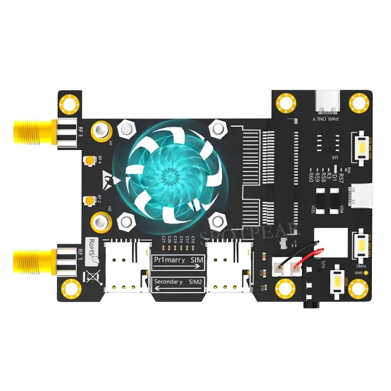 Sombrero Raspberry Pi 3G/4G y LTE, Mini PCIe para Samsung ARTIK /Rock64 /Asus Tinker /Latte Panda