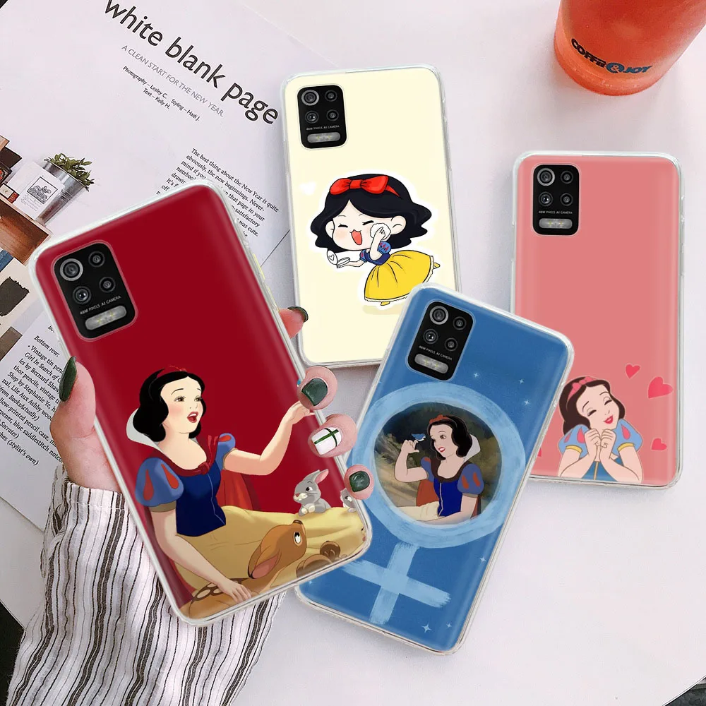 G-55 Snow White Transparent Case for Infinix Note Smart Zero X Neo 4 4C 5 S5 6 7 8 8i Lite Hot 9 Play Pro