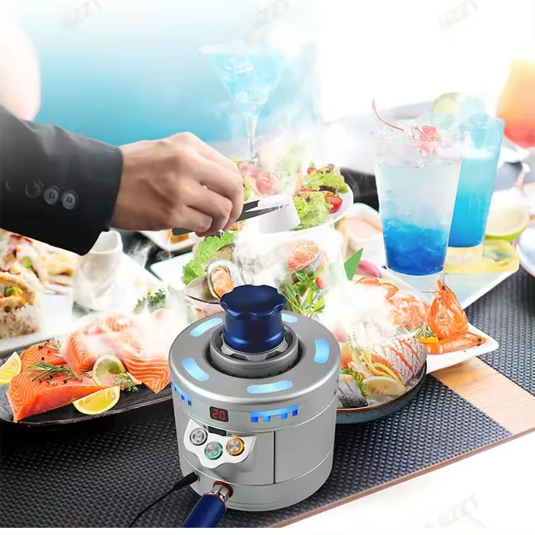 

Commercial Dry Ice Maker + Glass Froster Wine Cup Cooler Chiller for Bar Beer Cocktail Quick Cooling Connect Co2 Gas Cylinder