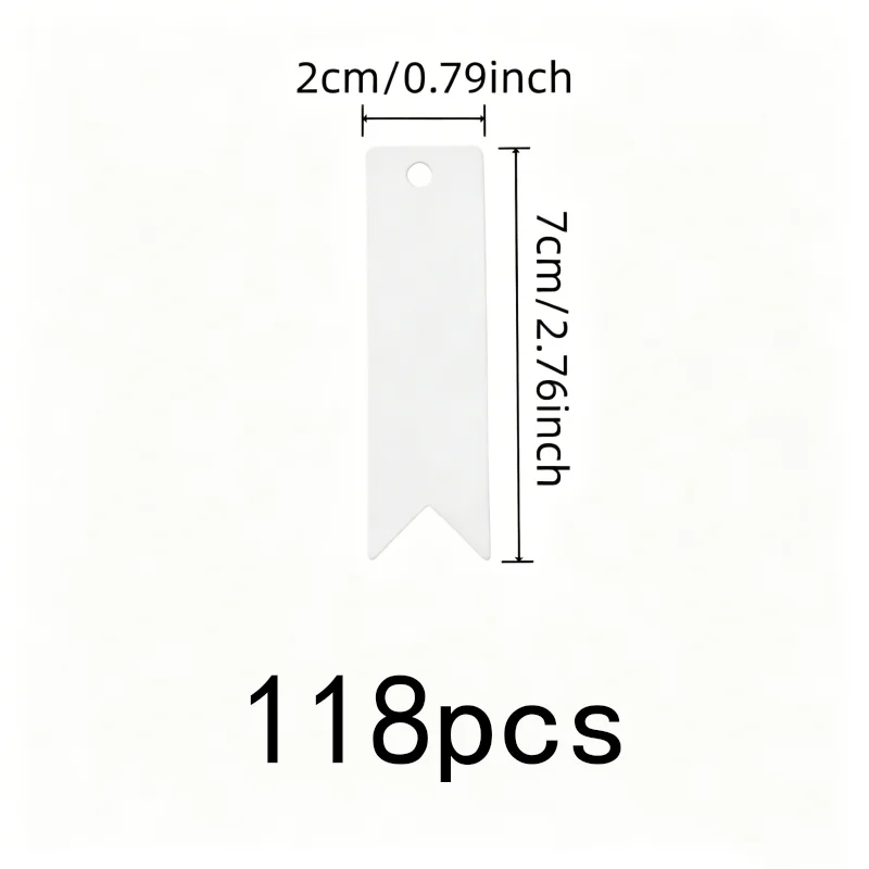118 pcs White Paper Labels, Easy to Write On for Wedding Favor Labels, Multipurpose, Versatile, Practical
