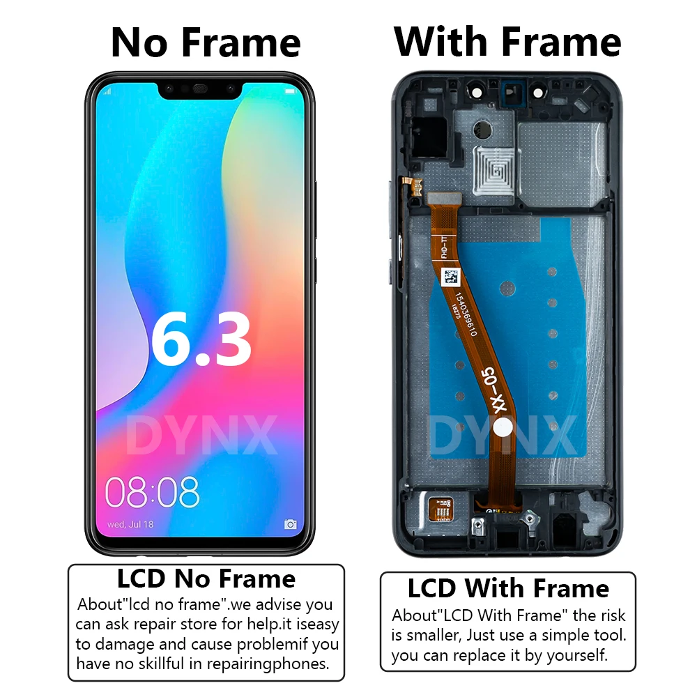 NEW For Huawei Nova 3i LCD INE-LX1 Display Touch Screen INE-LX2 Replacement For Huawei P Smart Plus 2018 LCD INE-LX2r LCD