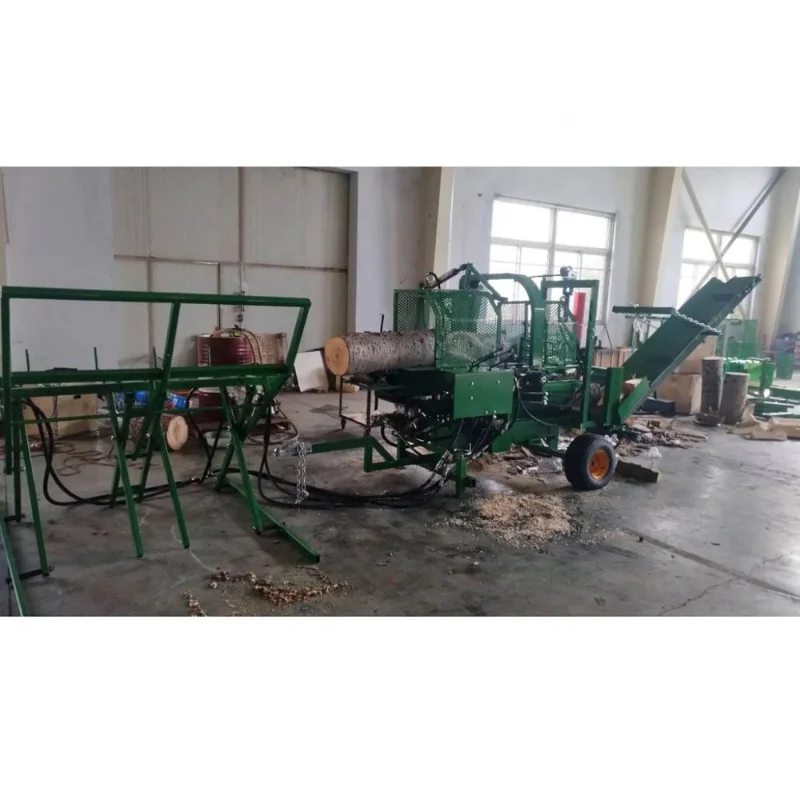 27HP 35 Ton Hydraulic Wood Cutting Machine Wood Splitter FireWood Processor with All Accessories 20 Inch LOG Cutting Diameter