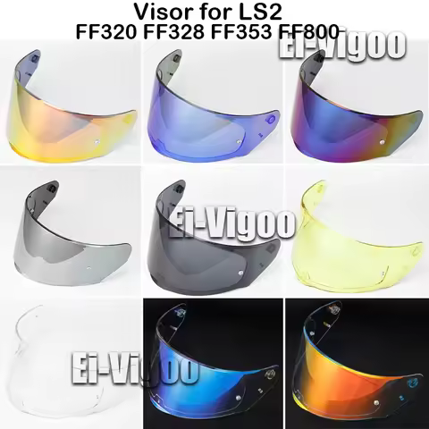 For LS2 FF320 FF353 FF328 FF800 Motorcycle Helmet Visor Capacete De Moto Full Face Helmet Motorcycle Accessories Shield Lens
