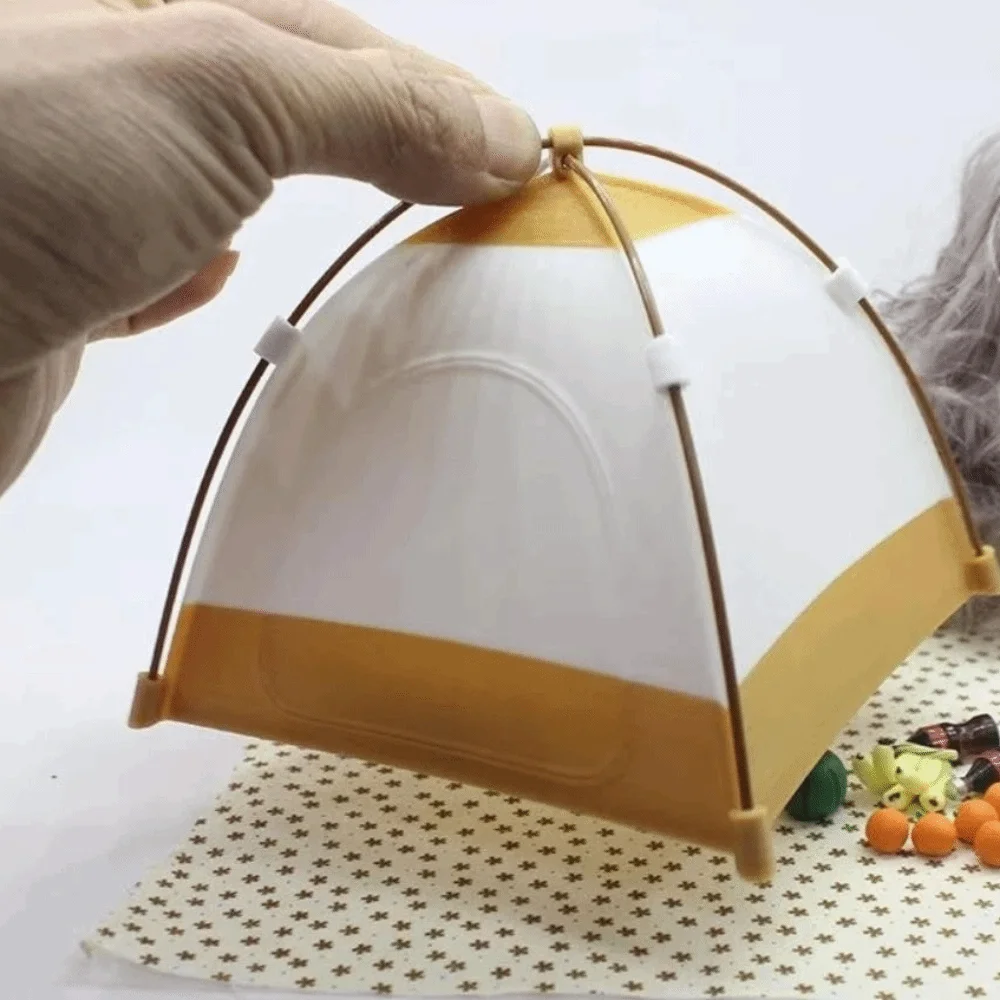 

Scene Props 1:12 Scale Camping Tent Model Oxford Cloth Decoration Simulated Outdoor Tent Miniature Ob11 Small Tent House