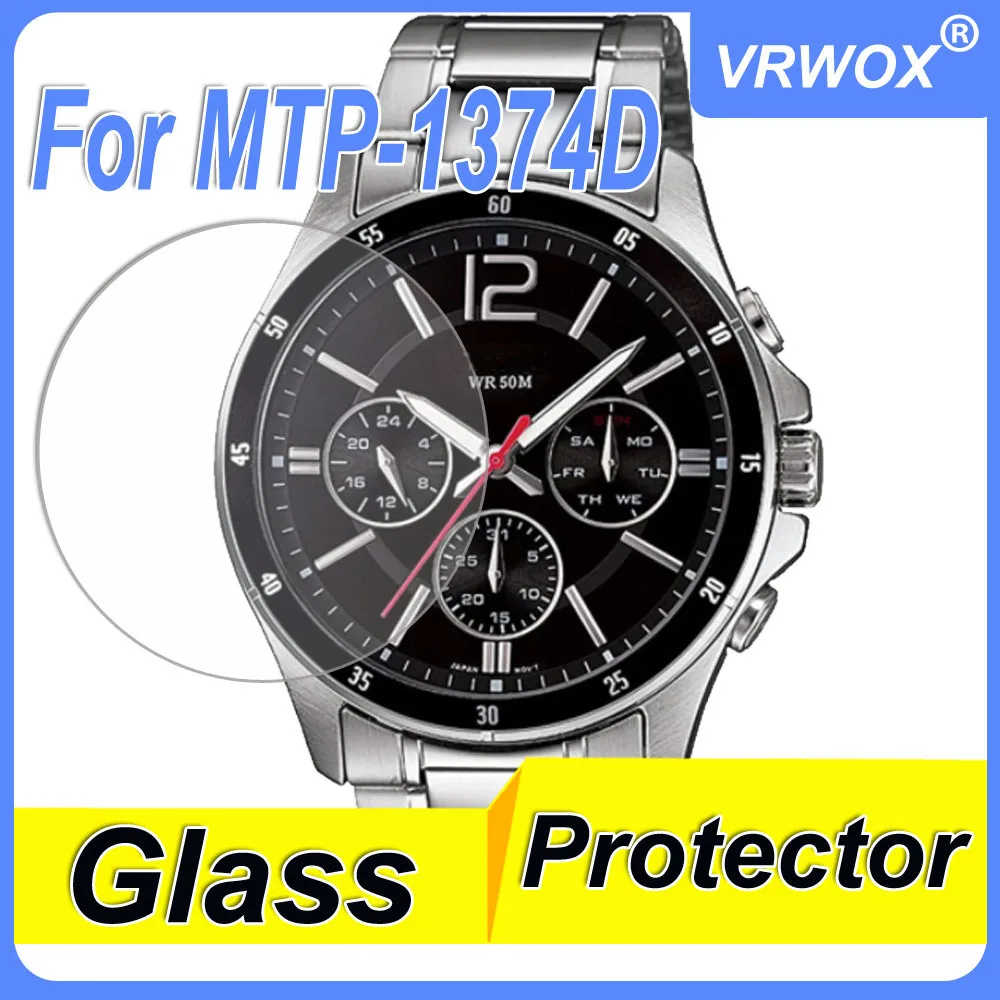 3Pcs Glass  Protective Film For  MTP-1375 MTP-1374D MTP-VD10  MTP-1384  1314 1370 Smart Watch  9H 2.5D Tempered Screen Protector