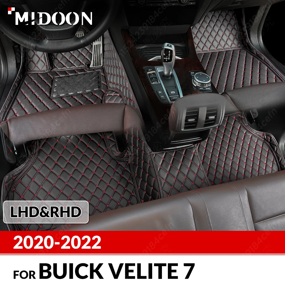 

Автомобильные коврики для Buick Velite 7 2020 2021 2022, автомобильные подушечки для ног на заказ, автомобильный ковер, аксессуары для интерьера