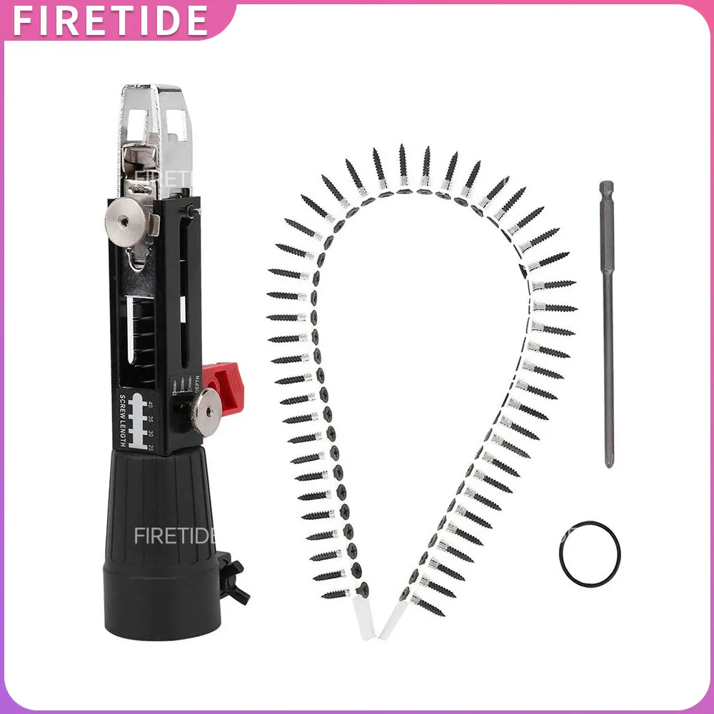 

Новый электрический винтовой пистолет для гипсокартона, деревообрабатывающий инструмент для гвоздей, аккумуляторная дрель, регулируемая длина винта, глубина, простота в использовании