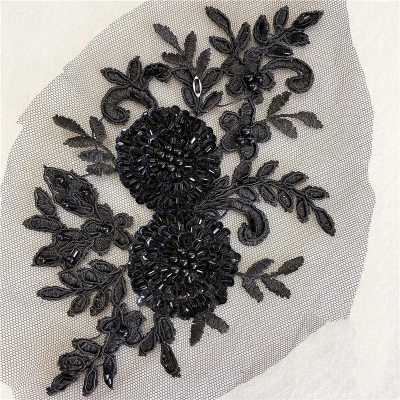 10Pieces Embroidery Flower Patch Applique For Evening Dress Diy Clothing Costumes Decoration Accessories Patches Scrapbook