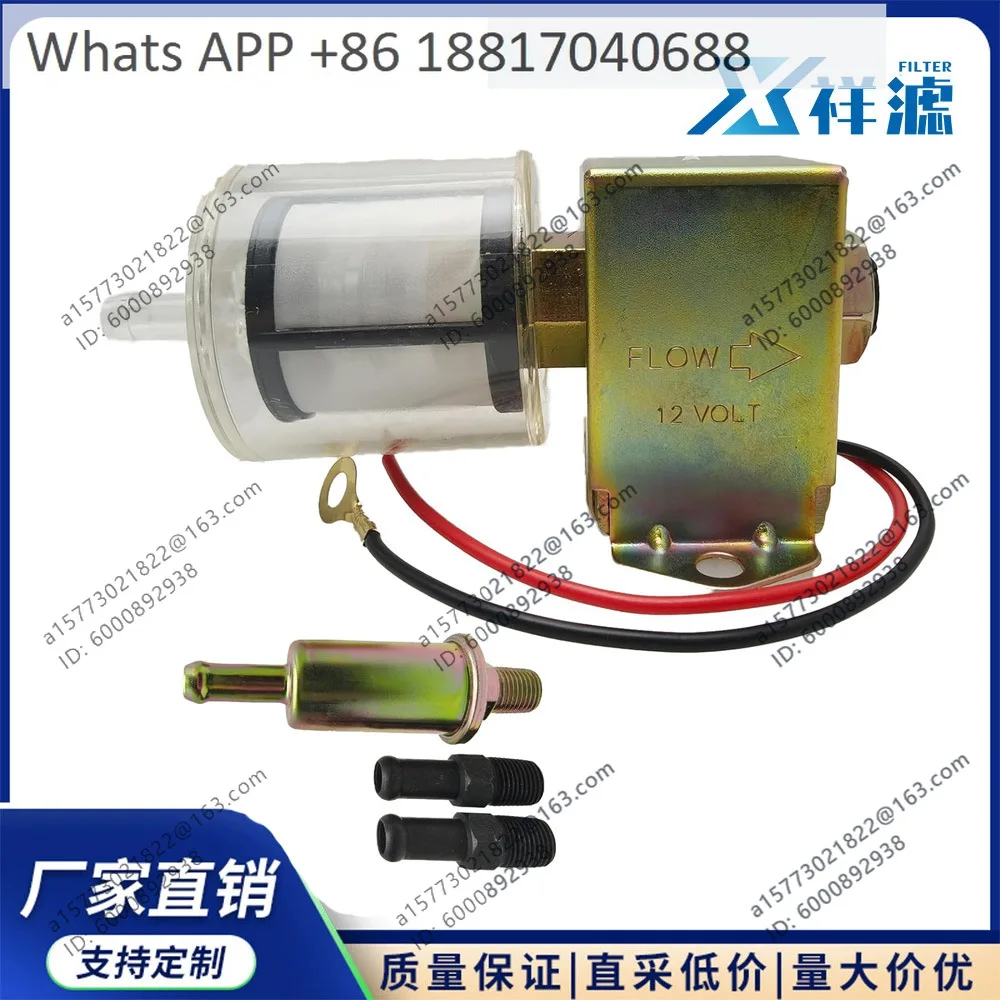 Fuel pump filter 416-5884 416-5886 149-2145 for loader 12V