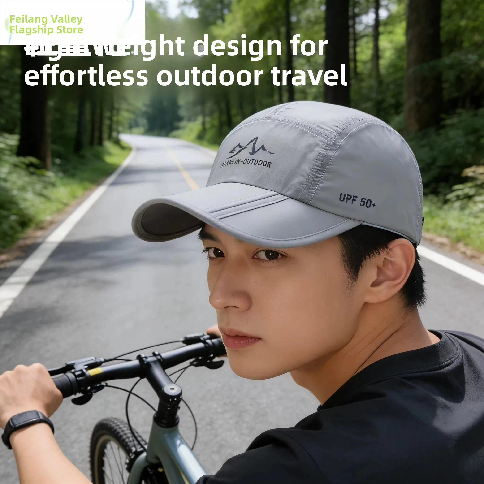 

Waterproof Foldable Outdoor Cap Unisex Running Sunshade Hat Quick Dry Duckbill Cap Men's Rainproof Hat Female Model Available