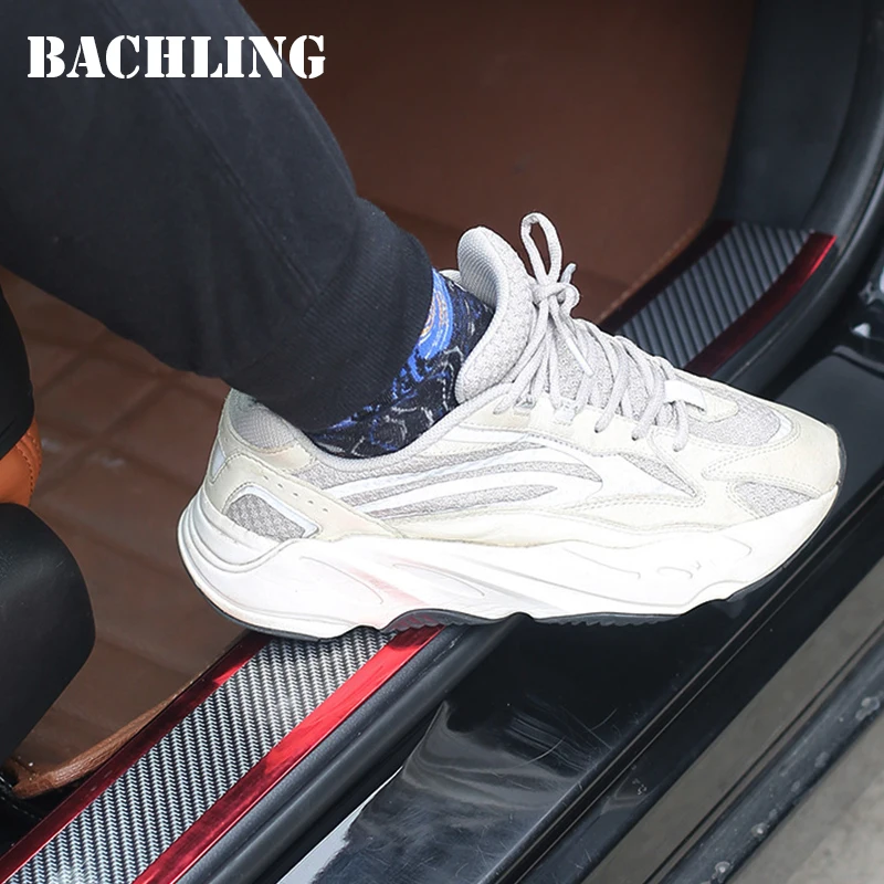 Car Stickers Door Edge Protector Universal Door Sill Sticker Carbon Fiber Anti Scratch Anti-collision Strip Decorative Sticker