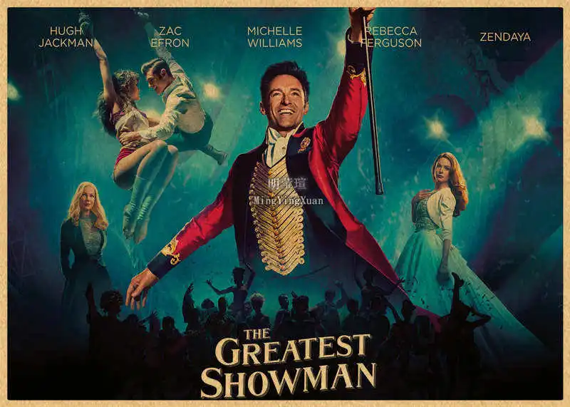 The Greatest Showman Movie kraft paper Posters And Prints Wall Pictures For Living Room Abstract Decorative Home Decor