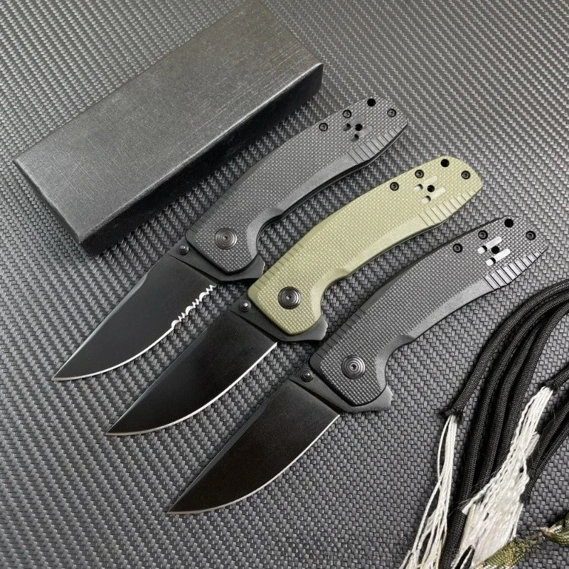 Hohe Härte Outdoor Folding Camping Taschenmesser D2 Klinge Nylon Glasfaser Jagd Überleben Taktische Utility Messer EDC Werkzeuge