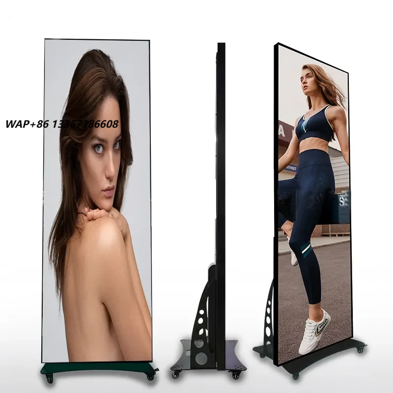 Full-Color LED Advertising Digital Poster Display Screen P2.5 P1.86 P1.5 for Interior Retail Store & Shopping Mall SDK Function